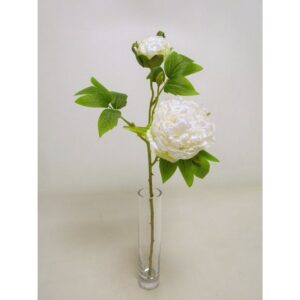 RAMO PEONIA CM 54 bianco (Cod. 37368-04)