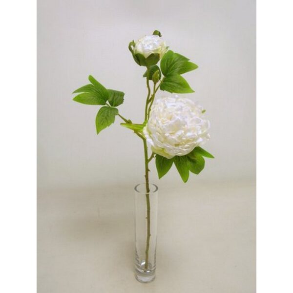 RAMO PEONIA CM 54 bianco (Cod. 37368-04)