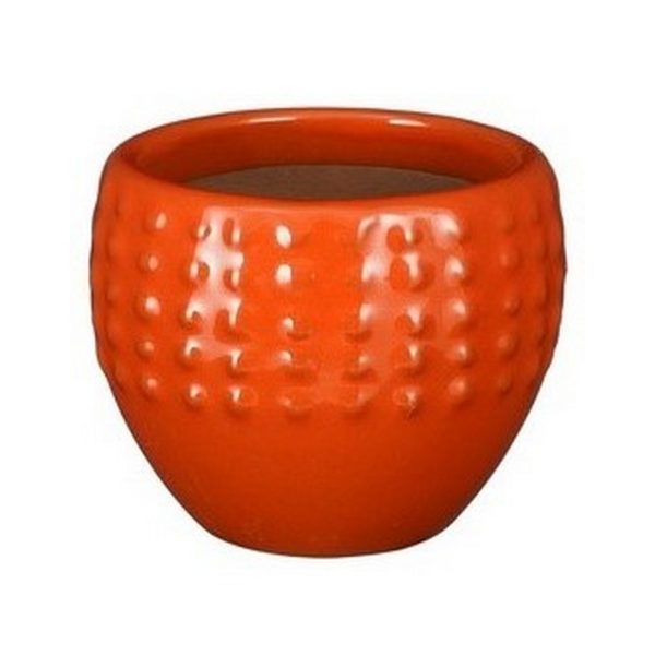 VASO TONDO H 7,5 D 9,5 CM arancio (Cod. 37477-03)