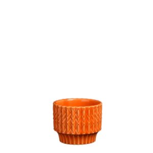CASPO' LAURIA  H6 D7,5 CM arancio (Cod. 37294-01)