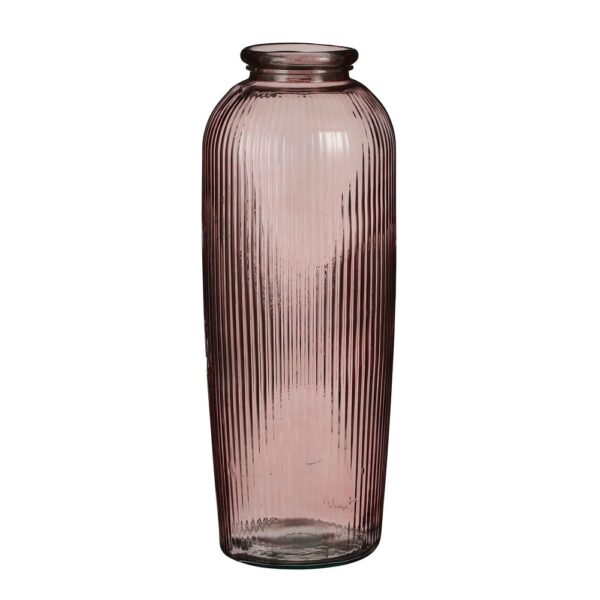 VASO VETRO ESMERALDA H 70 D 30 CM rosa (Cod. 36336-01)