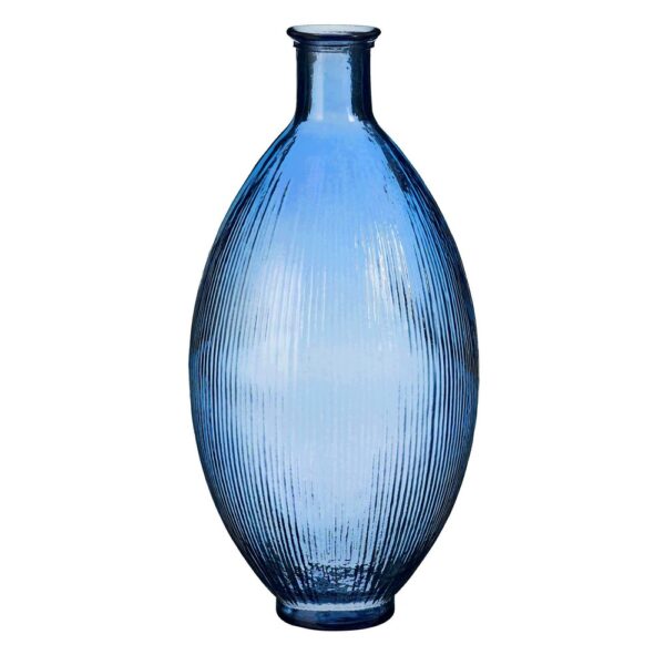 VASO VETRO FIRENZA H 59 D 29 CM blu (Cod. 36341-01)