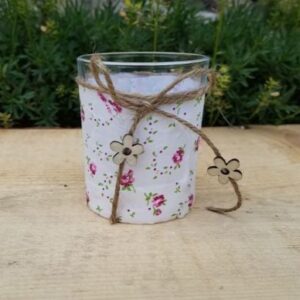 Kontor Exclusiv 12 Portacandele In Vetro Per Tealight - Effetto Aurora Boreale - Altezza 6,5 Cm
