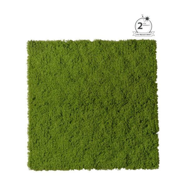 TAPPETO MUSCHIO CM 100X100 UV RESISTANT verde-chiaro (Cod. 37599-01)