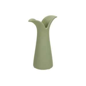 VASO GRES 10X6 H15,5 CM verde (Cod. 37552-01)