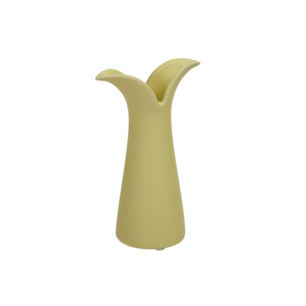 VASO GRES 10X6 H15,5 CM giallo (Cod. 37552-04)