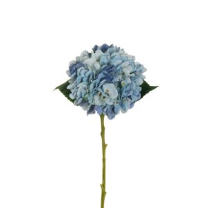 ORTENSIA JULIET CON 3 FOGLIE H50 D18 CM blu (Cod. 33242-03)