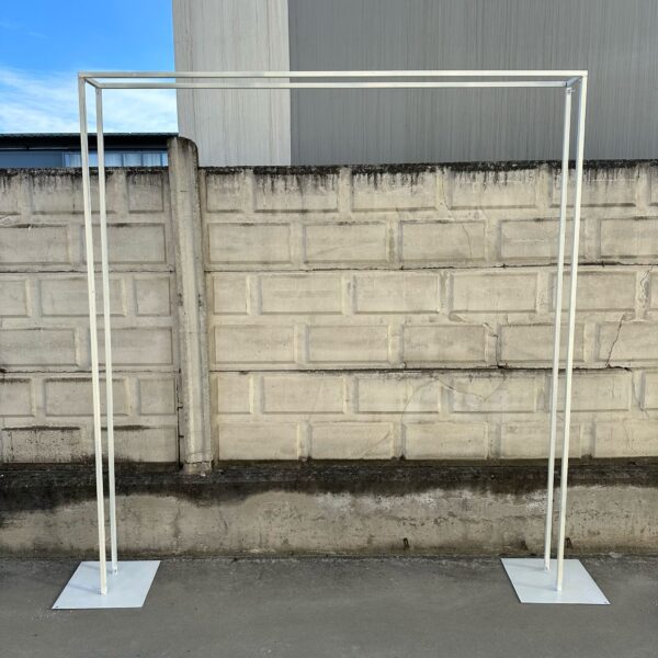 ARCO QUADRO DOPPIO BIANCO H220 X 200 CM  (Cod. 37626-01)