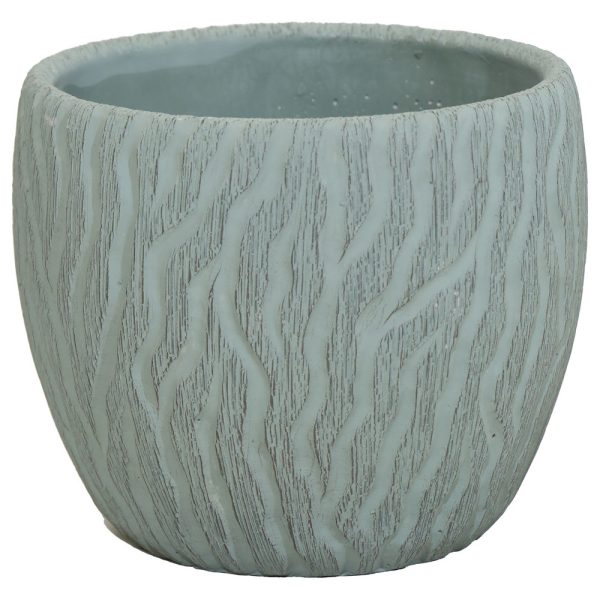 VASO OAK D 13,5 H 11,5 CM verde (Cod. 37782-01)