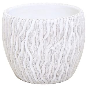 VASO OAK D21,5 H18 CM bianco (Cod. 37781-02)