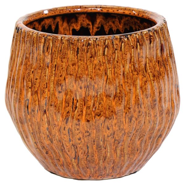 VASO IDA D16 H14 CM ambra (Cod. 37787-01)