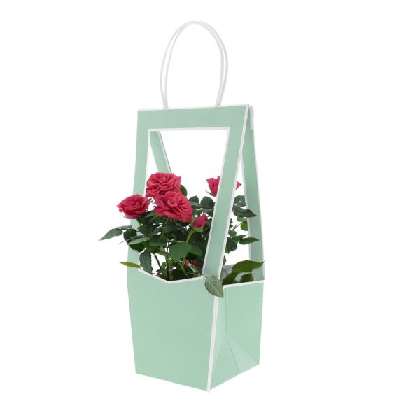 BORSE MEDAILLON SMALL 11,8X12X35 CM 5 PZ. salvia (Cod. 37215-04)
