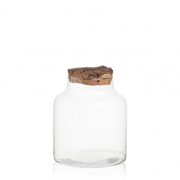 TERRARIUM NATURE H20 D17 CON TAPPO SUGHERO  (Cod. 37644-01)