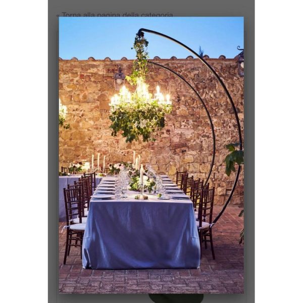 PORTALAMPADARIO FERRO SMONTABILE H280 BASE 70X70 CM  (Cod. 37625-01)