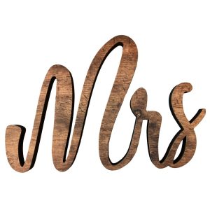 MAXI "MRS" IN LEGNO 40XH27 CM SPESSORE 25 MM  (Cod. 37566-01)