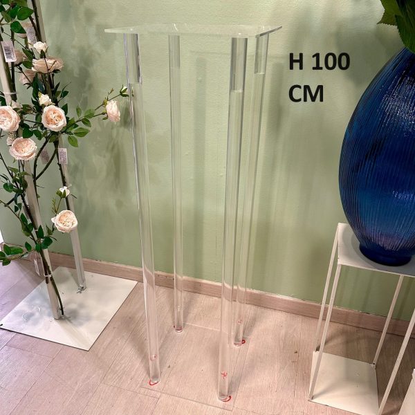 COLONNA SMONT. PLEXIGLASS ALTA QUALITA' 29X29 H100 CM  (Cod. 37580-01)