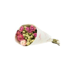 MAZZO FIORI LOVE 55 CM rosa-naturale (Cod. 37814-01)