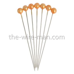SPILLI PERLE 65/60MM D6 MM 100 PZ arancio (Cod. 30527-12)