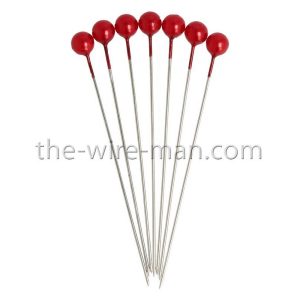 SPILLI PERLE 65/60MM D6 MM 100 PZ rosso (Cod. 30527-14)