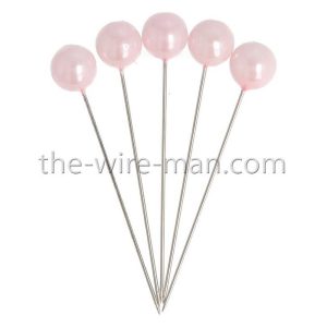 SPILLI PERLE 60MM D10MM 50PZ. rosa (Cod. 30528-09)