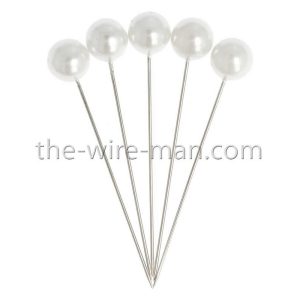 SPILLI PERLE 60MM D10MM 50PZ. bianco (Cod. 30528-13)