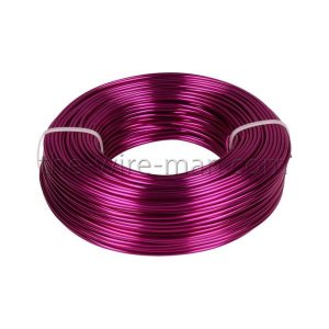FILO ALLUMINIO LACCATO MM.2 MT.60 500GR fuchsia (Cod. 3576-13)