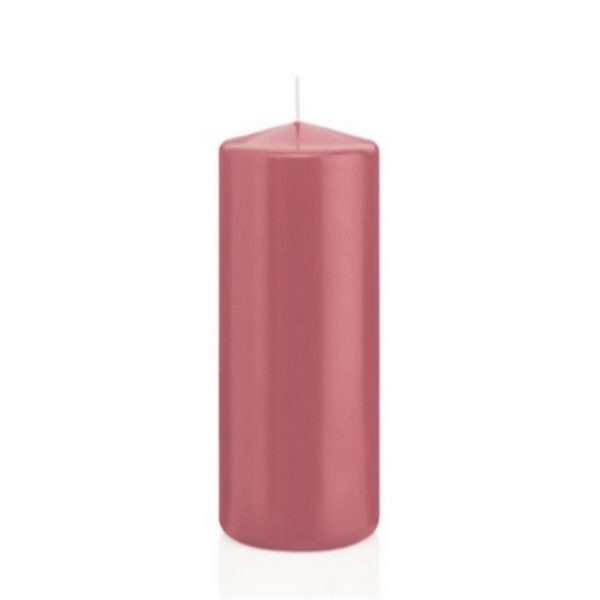 CANDELA MOCCOLO D.5,8 H.15 CM rosa-antico (Cod. 35633-07)
