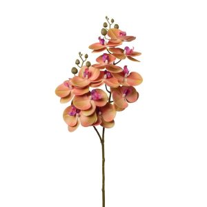 RAMO ORCHIDEA X12 FIORI H74CM arancione (Cod. 37875-02)