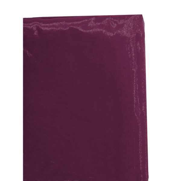 ORGANZA SINGLE TONE CM 145X3 MT melanzana (Cod. 26591-08)