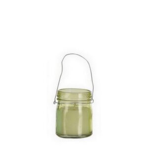 CANDELA IN VASETTO COLORATO - H8 D6,5 cm giallo (Cod. 28162-02)