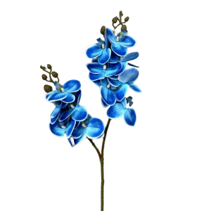 RAMO ORCHIDEA X12 FIORI H74CM blu (Cod. 37875-01)