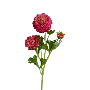 DAHLIA 4 FIORI REAL TOUCH 52 CM beauty (Cod. 37963-01)