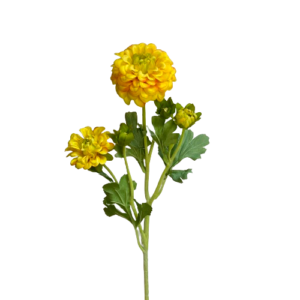 DAHLIA 4 FIORI REAL TOUCH 52 CM giallo (Cod. 37963-04)