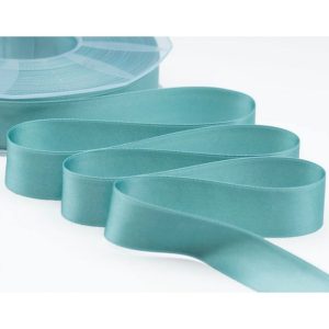 NASTRO DOPPIO RASO ALTA QUALITA' MM.25 MT.50 blu-salvia (Cod. 1053-06)