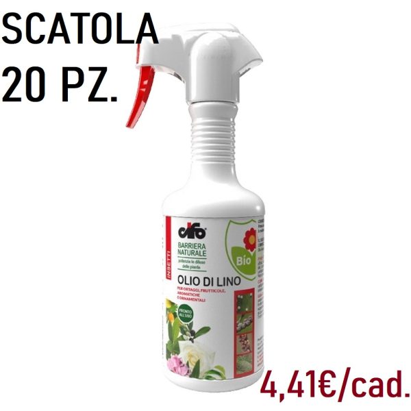 CIFO OLIO DI LINO INSETTICIDA COCC. ML.500 SCATOLA 20 PZ  (Cod. 38006-01)