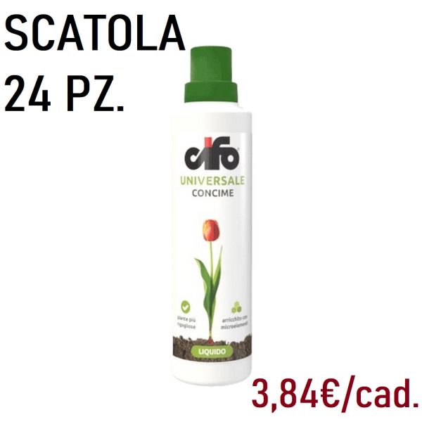 CIFO CONCIME LIQUIDO UNIVERSALE ML.500 SCATOLA 24 PZ.  (Cod. 37998-01)