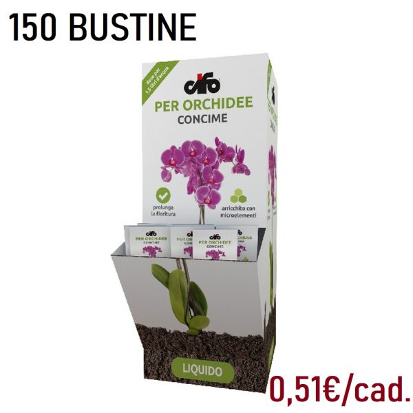 CIFO EXPO CONCIME LIQ. PER ORCHIDEE 150 PZ. ML.2,5/BUST.  (Cod. 37990-01)