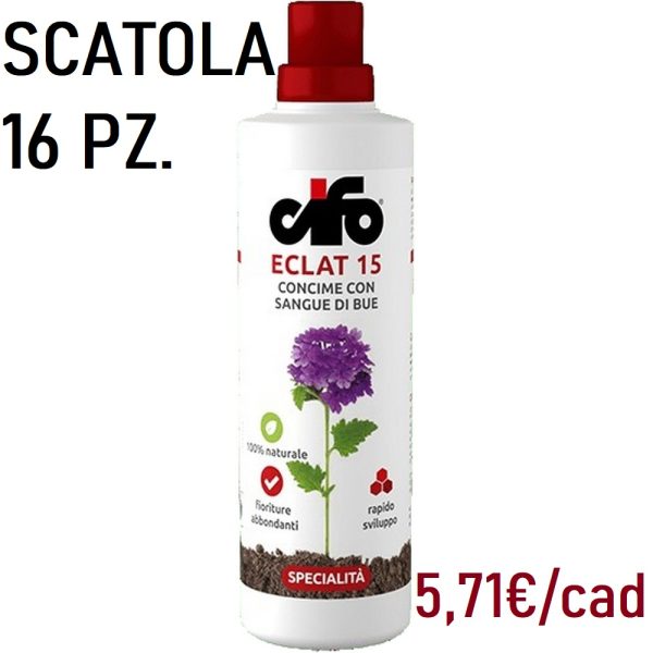 CIFO CONCIME CON SANGUE BUE ECLAT15 ML1000 SCATOLA 15 PZ  (Cod. 37996-01)