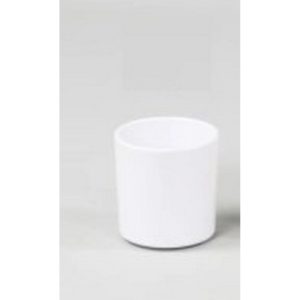 PORTAVASO CERAMICA D10,5 PER ORCHIDEA D9 CM bianco (Cod. 38007-01)