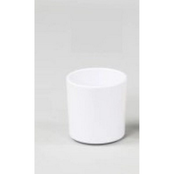 PORTAVASO CERAMICA D10,5 PER ORCHIDEA D9 CM bianco (Cod. 38007-01)