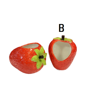 VASO FRUTTA FRAGOLA LARGE (1 PZ.) 15cm-tipo-b (Cod. 37506-02)