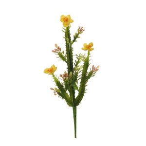 EUPHORBIA C/FIORI 36CM giallo (Cod. 31232-01)