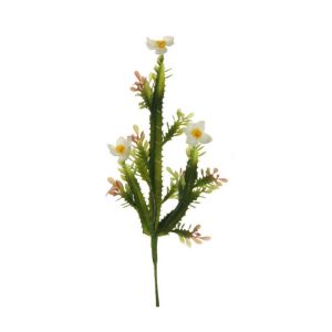 EUPHORBIA C/FIORI 36CM bianco (Cod. 31232-02)