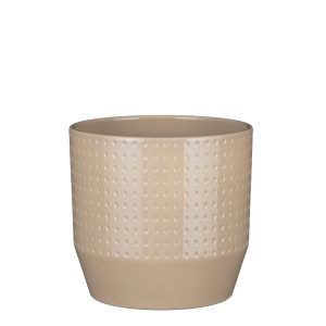 VASO NOLA H.18 D.19,5 CM beige (Cod. 38172-01)