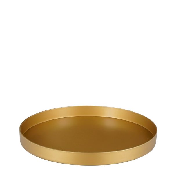 PIATTO MILA DECORATION GOLD D.32 CM  (Cod. 38215-01)