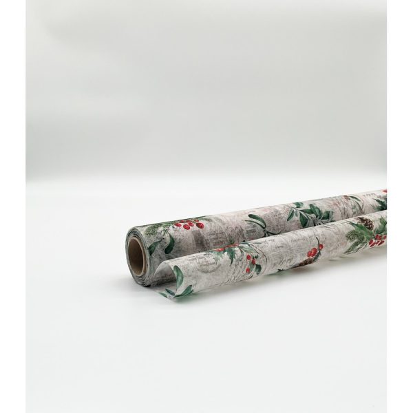 BOBINA DECOFIBRA AGRIFOGLIO MM.780 MT.9 bianco-01 (Cod. 38360-01)