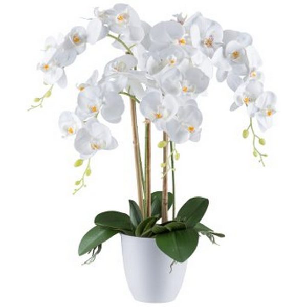 PHALENO REAL TOUCH 62CM X4 IN VASO 15X14CM   (Cod. 38229-01)