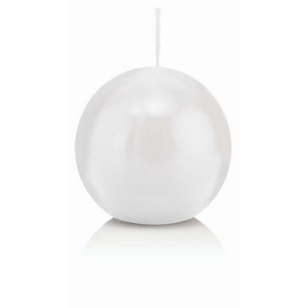 SET 16 PZ. CANDELA SFERICA D6 CM bianco (Cod. 38096-01)