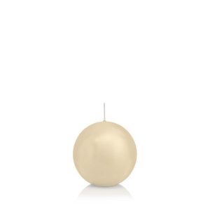 SET 16 PZ. CANDELA SFERICA D6 CM crema (Cod. 38096-02)