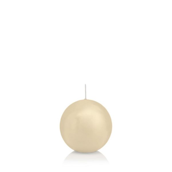 SET 16 PZ. CANDELA SFERICA D6 CM crema (Cod. 38096-02)